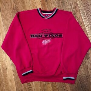 Vintage 90s Detroit Red Wings Starter Crewneck